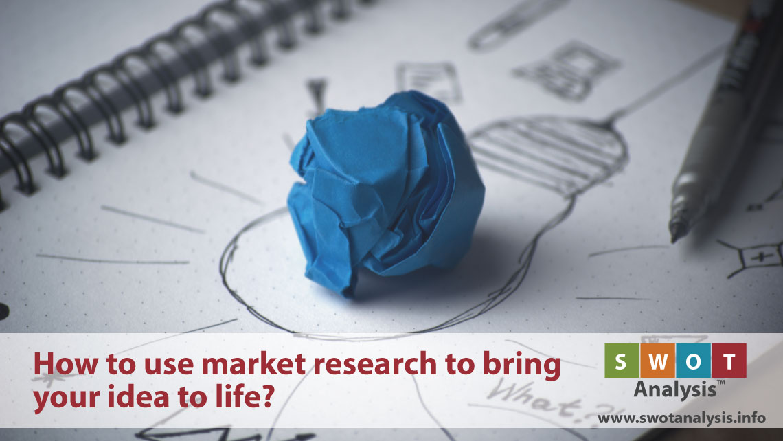 How to use market research to bring your idea to life?